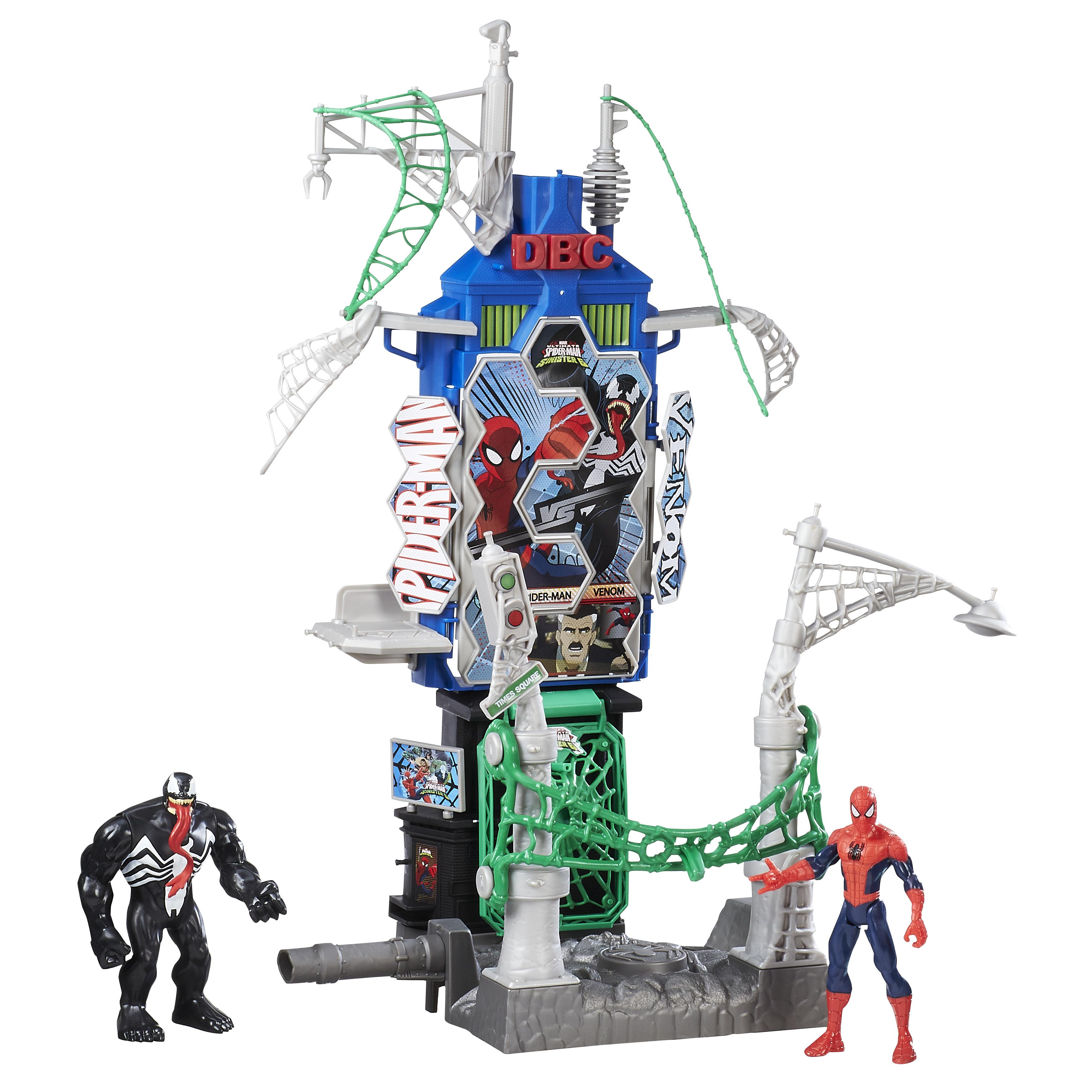 Hasbro SpiderMan B7198EU4 Sinister 6  City Skyline SpielSet
