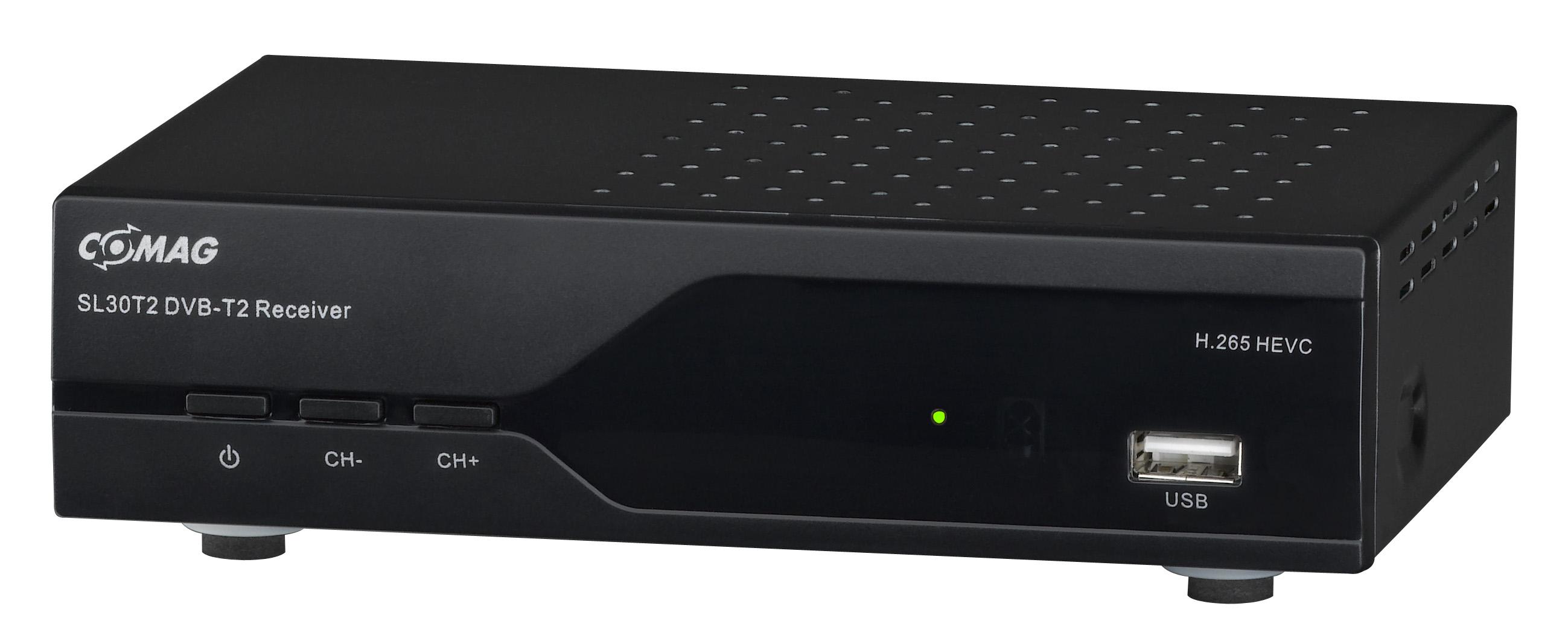 Comag SL30T2 FullHD HEVC DVBT/T2 Receiver (PVR Ready, H.265, HDTV