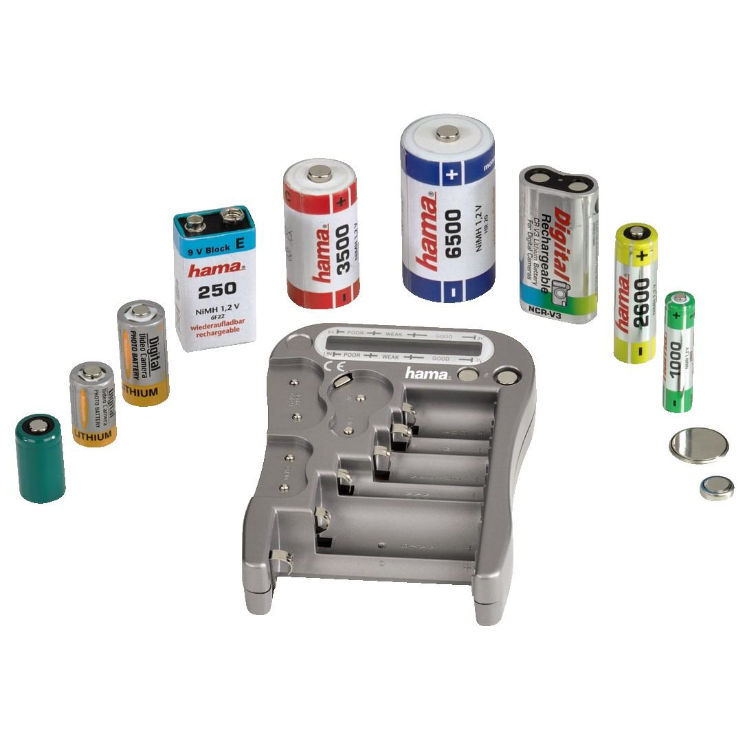 Batterietester Digital - LCD Display Für AA, AAA, 9V Batterien