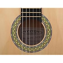 Ortega Guitars Linkshandigen Flamenco Gitaar – Family Series Pro – 4/4 maat – elektrisch akoestisch – sparren en cipres met hoogglans afwerking, geel – inclusief Gigbag (RCE170F-L Ortega Guitars Linkshandigen Flamenco Gitaar – Family Series Pro – 4/4 maat – elektrisch akoestisch – sparren en cipres met hoogglans afwerking, geel – inclusief Gigbag (RCE170F-L