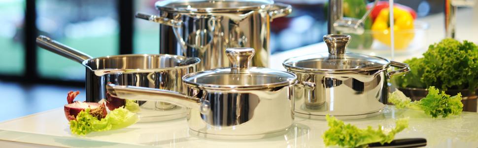 Tefal A705A834 Duetto Topfset 7-teilig, induktionsgeeignet