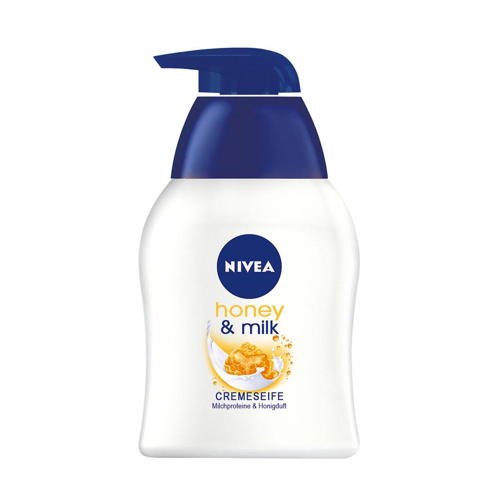 Nivea Honey & Milk Flüssige Cremeseife, 3er Pack (3 x 250 ml) Amazon