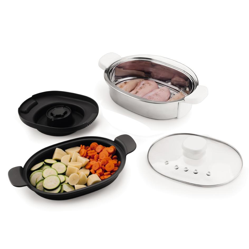 Amazon.de Krups XF552D Prep und Cook Dampfgaraufsatz