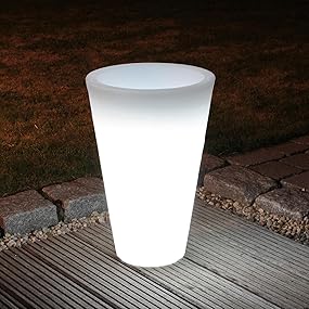 8 seasons design | Blumentopf beleuchtet Pflanzentopf Shining Pot rund