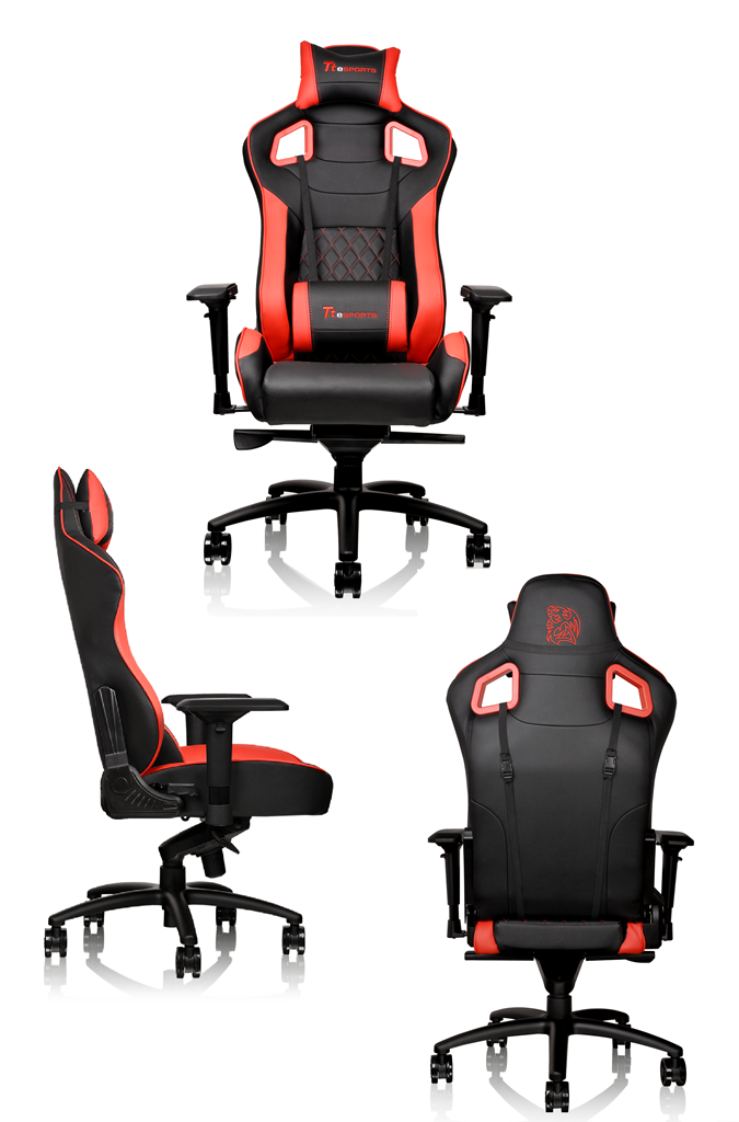 Tt eSPORTS GT-Fit 100 Gaming Chair - GC-GTF-BRMFDL-01, red ...