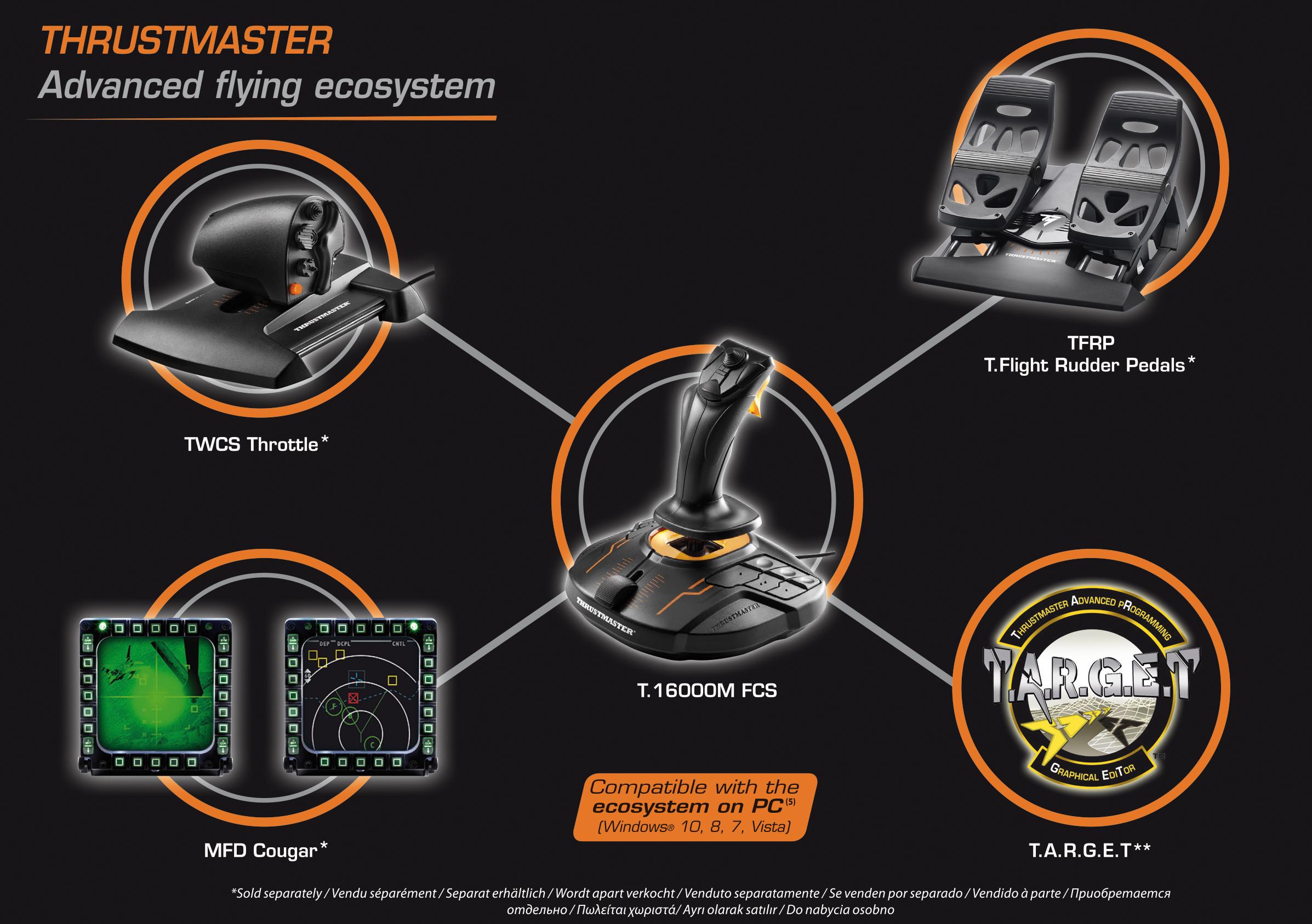 Thrustmaster T16000M FCS: Amazon.de: Computer & Zubehör