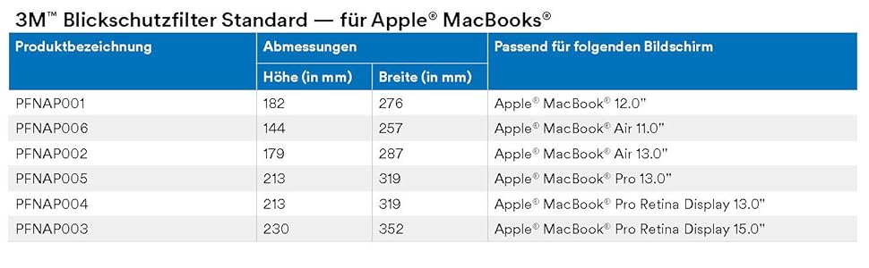 3m pfma13 blickschutzfilter standard fur apple macbook air 33 cm amazon de computer zubehor
