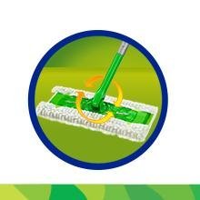 Swiffer Set 1 Bodenwischer plus 8 Boden-Staubtücher, 1er Pack (1 x 1