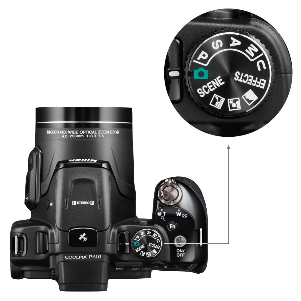Nikon Coolpix P610 Digitalkamera 3 Zoll schwarz: Amazon.de: Kamera