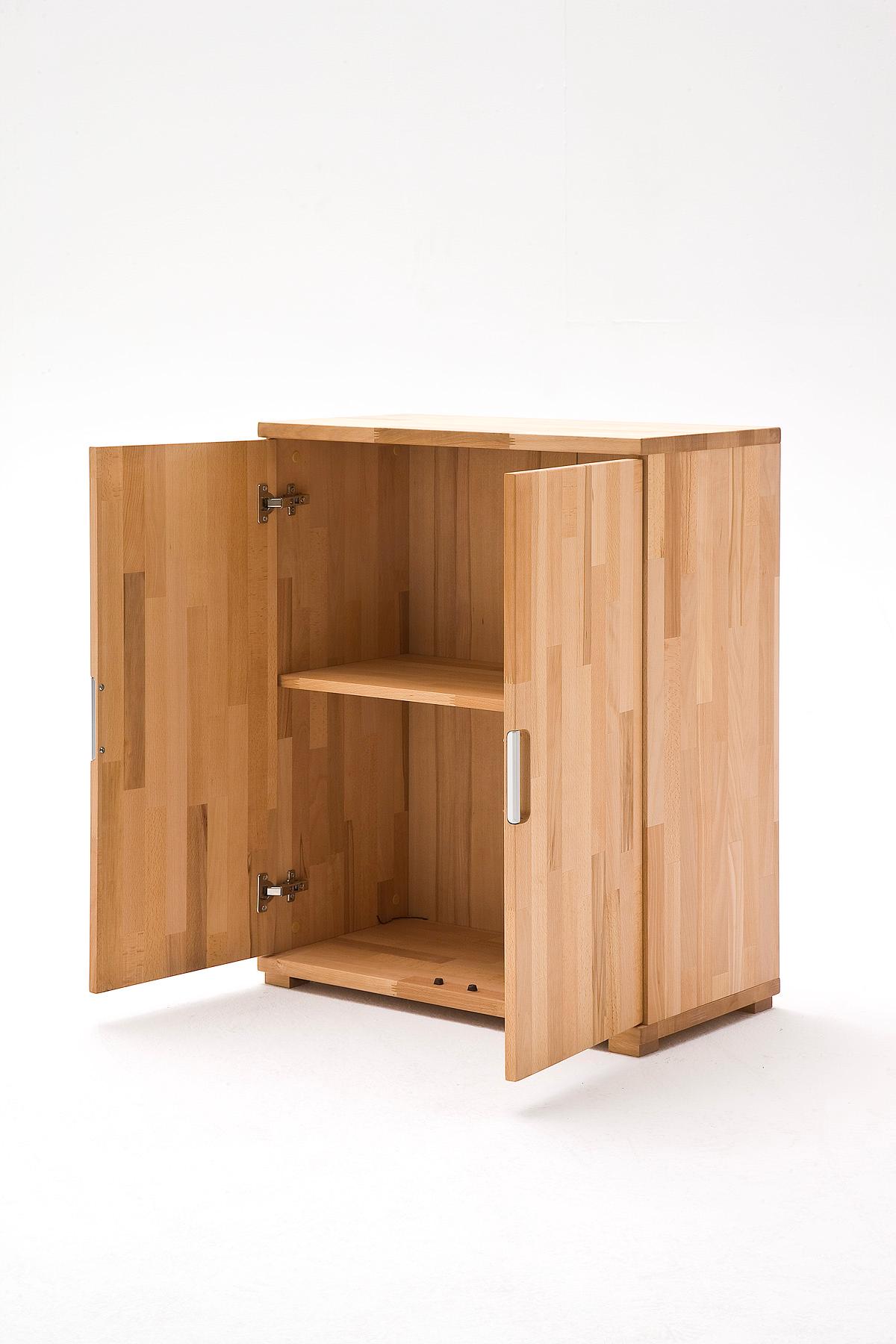 Robas Lund Büroschrank Aktenschrank Cento Kernbuche Buche massiv 73 x