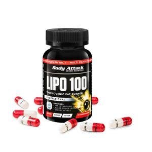 Body Attack LIPO 100 Fat Burner, 120 Kapseln