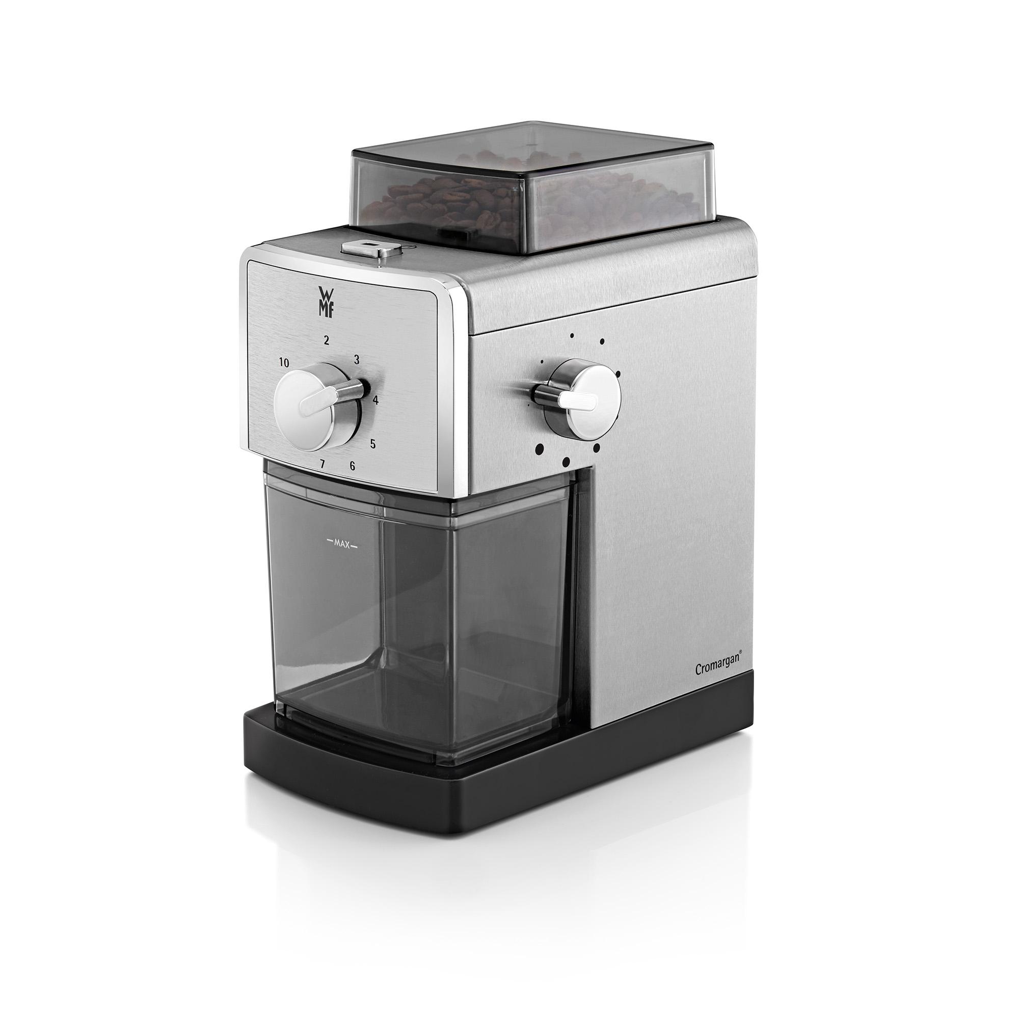 Wancle Elektrische Kaffeemühle Mit Kegelmahlwerk – 25 Mahlgrade, 2-12 Tassen, Leise & Antistatisch Mit Pulvergebläse, Edelstahl