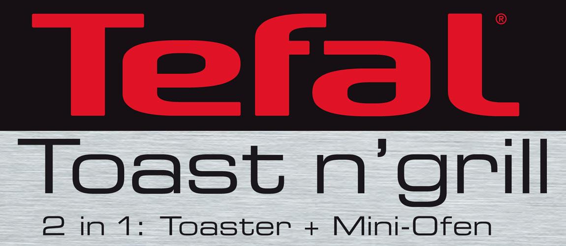 Amazon.de Tefal Toast n' Grill TL6008 2in1 Toaster und MiniOfen (1300 Watt)