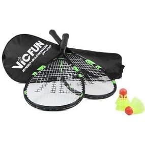 VICFUN Speed Badminton Set Speed Badminton 100 Set, schwarz/grün, 868/0