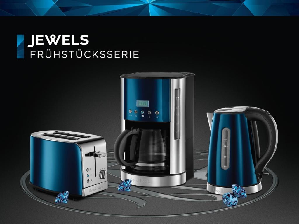 Amazon.de Russell Hobbs Jewels Topaz 2177056 Wasserkocher (3 kW) blau