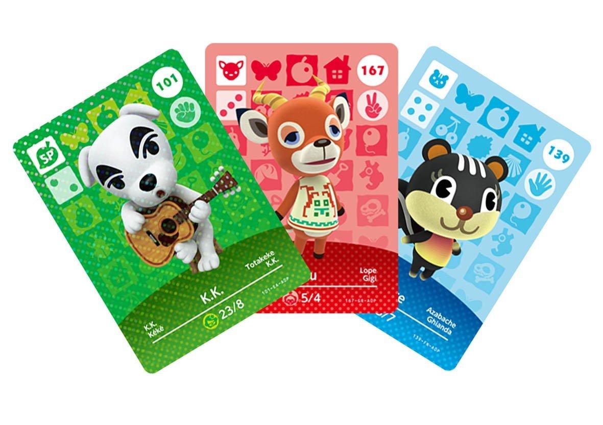 Amiibo Karten Animal Crossing New Leaf 3 Stück www.amazon.de