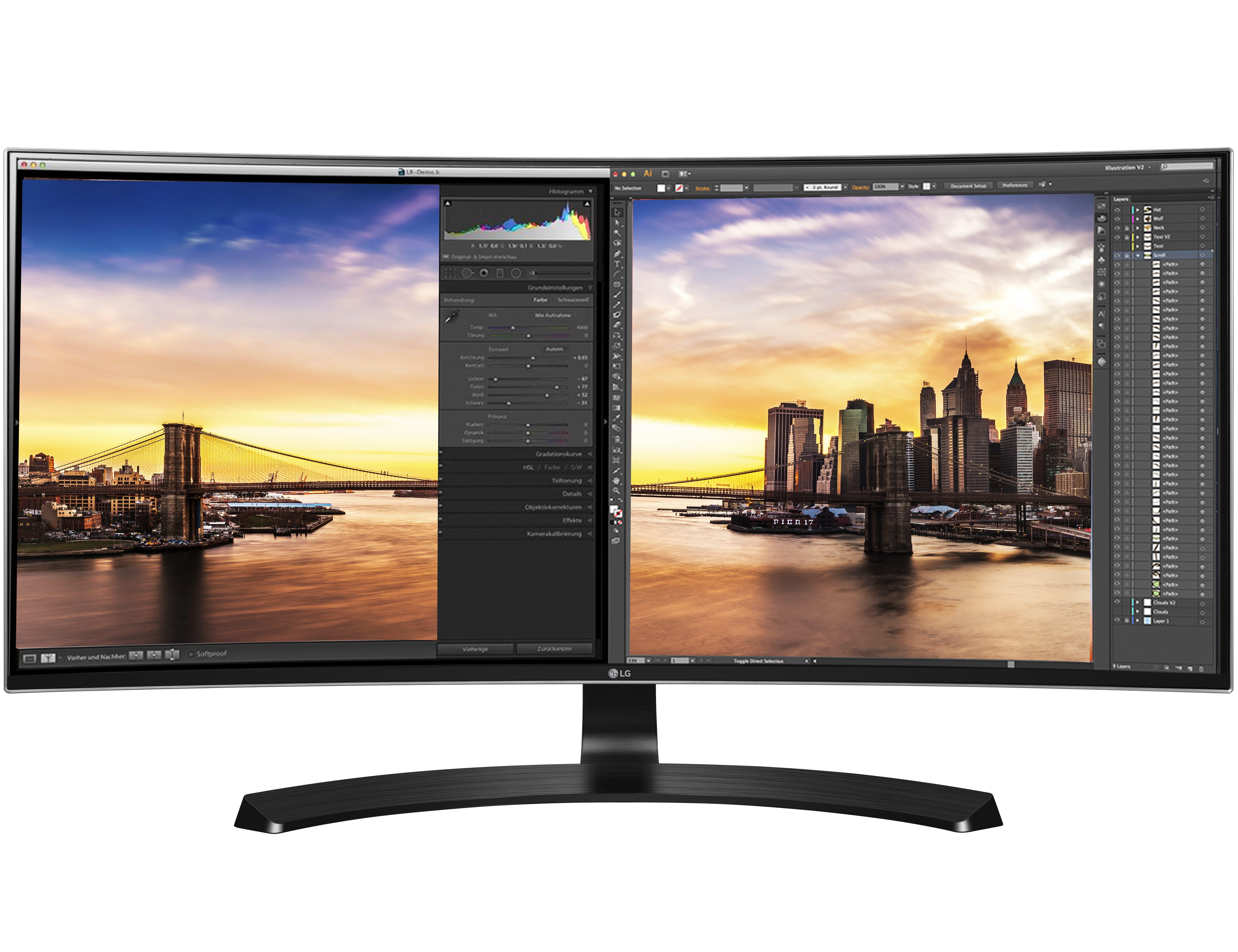 LG 34UC88B, 86.36 cm Monitor Amazon.de Computer & Zubehör