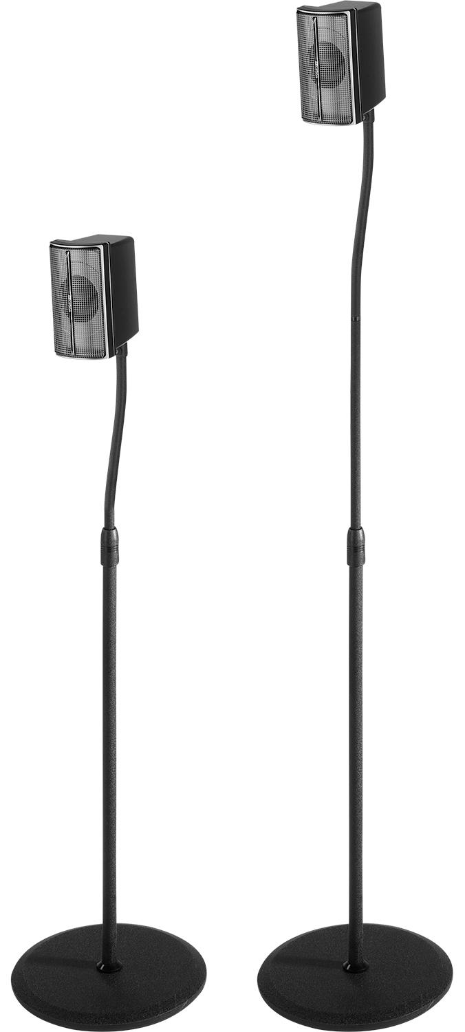 Lautsprecherständer 2er-Set – Höhenverstellbar 65-85cm, Trägt Bis 30kg, Für Satellitenboxen, Modernes Design