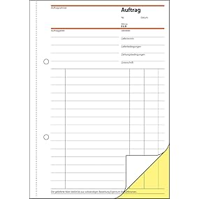 SIGEL Kurzmitteilungsblock 1/3 A4 - Selbstdurchschreibend 3er Pack
