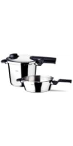 Fissler Edelstahl Topfset korfu – 5 praktische Kochtöpfe
