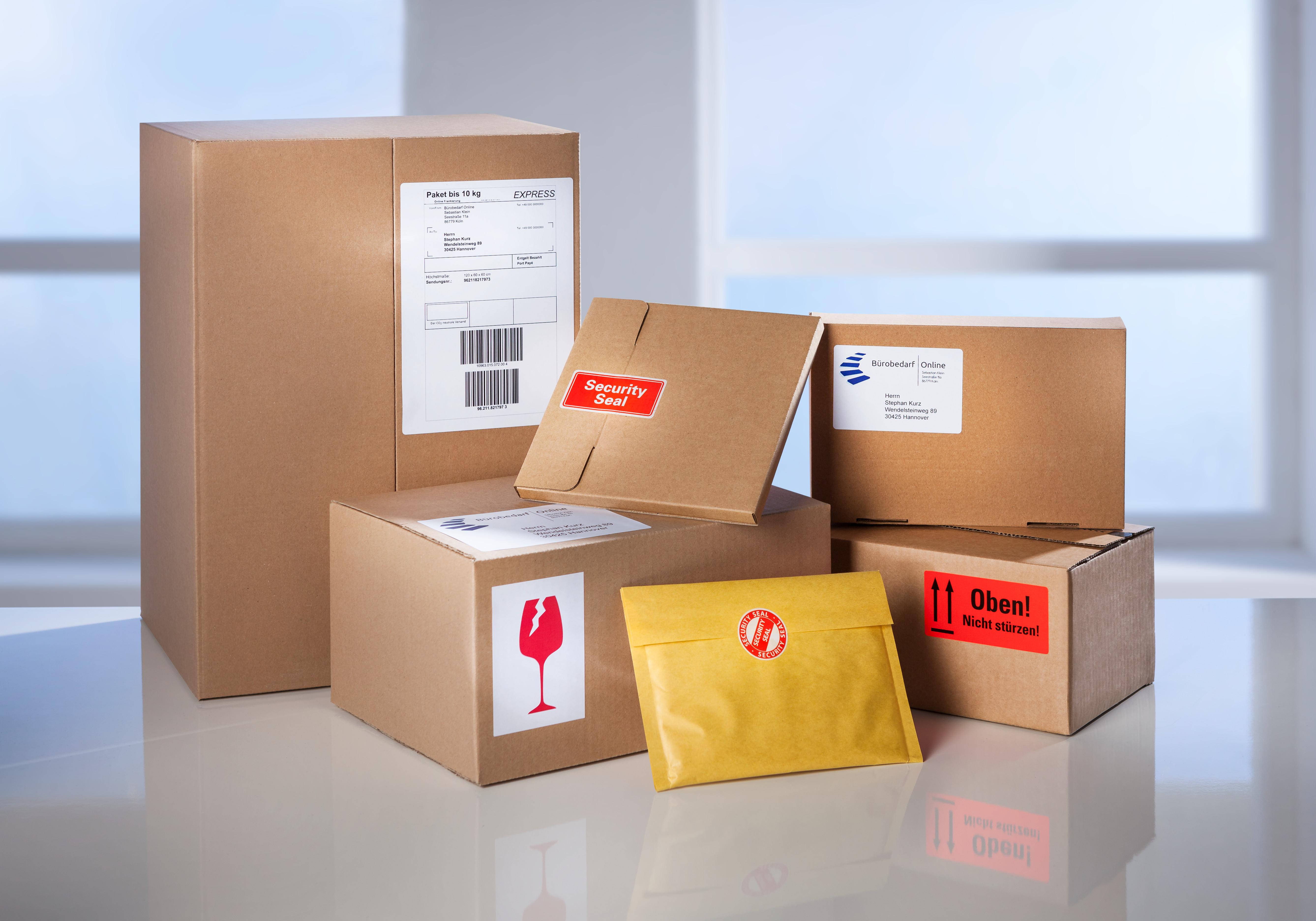 Original DHL 100 St A5 Versandetiketten selbstklebend Paketschein 910