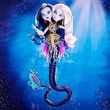 Monster High Mattel Dhb47 Modepuppen Das Grosse Schreckensriff Peri Und Pearl Serpentine Amazon De Spielzeug