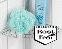 WENKO 18596100 Teleskop-Duschecke Prea - 4 Körbe, Edelstahl rostfrei ...