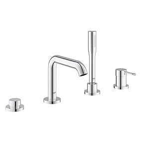 GROHE Essence | Badarmaturen - 4-Loch Einhand-Wannenkombination |chrom