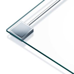 Sanitas SGS 06 Glaswaage (Personenwaage bis 150 kg Tragkraft und großem