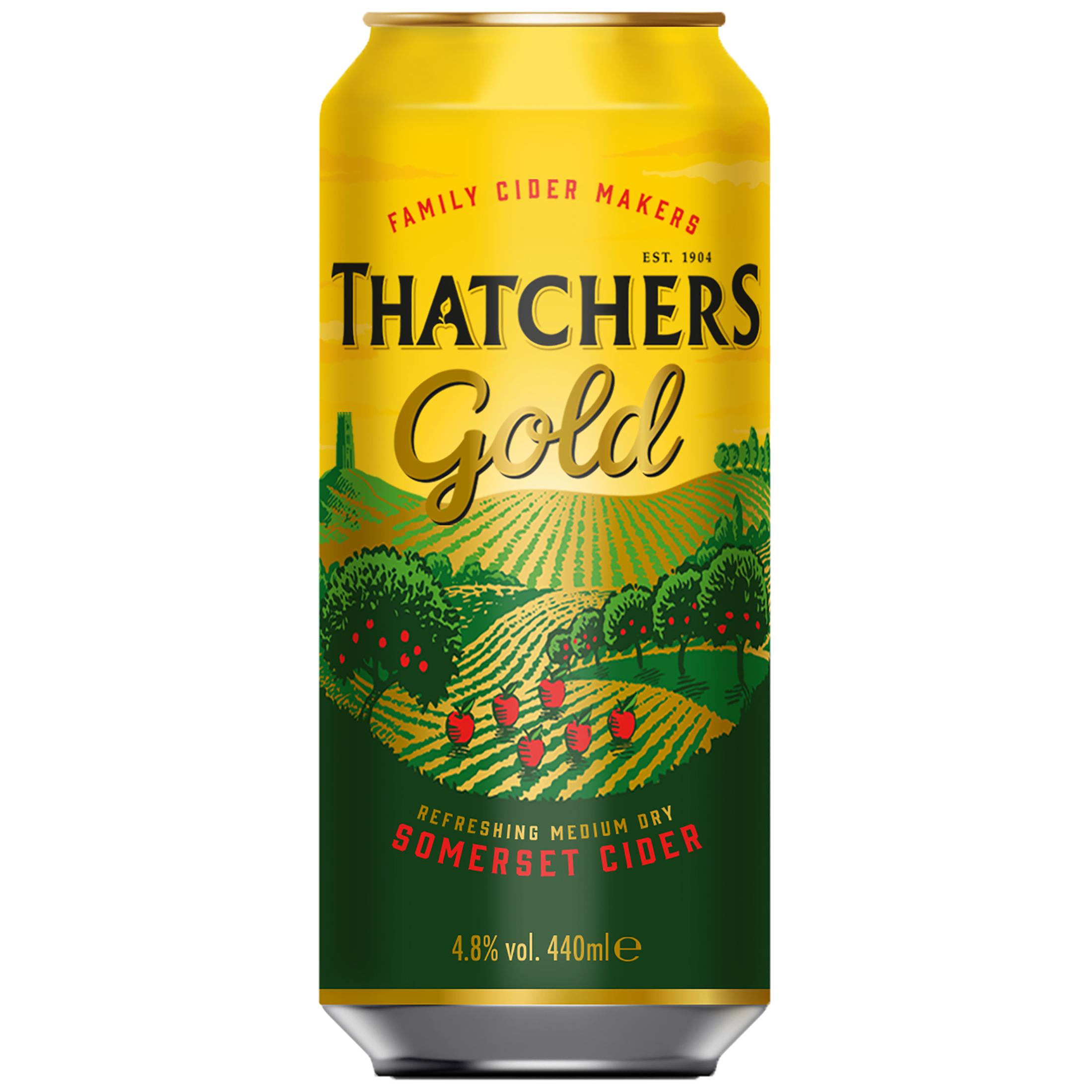 Thatchers Gold Medium Dry Somerset Cider (24 x 0.5 l) Amazon.de Bier