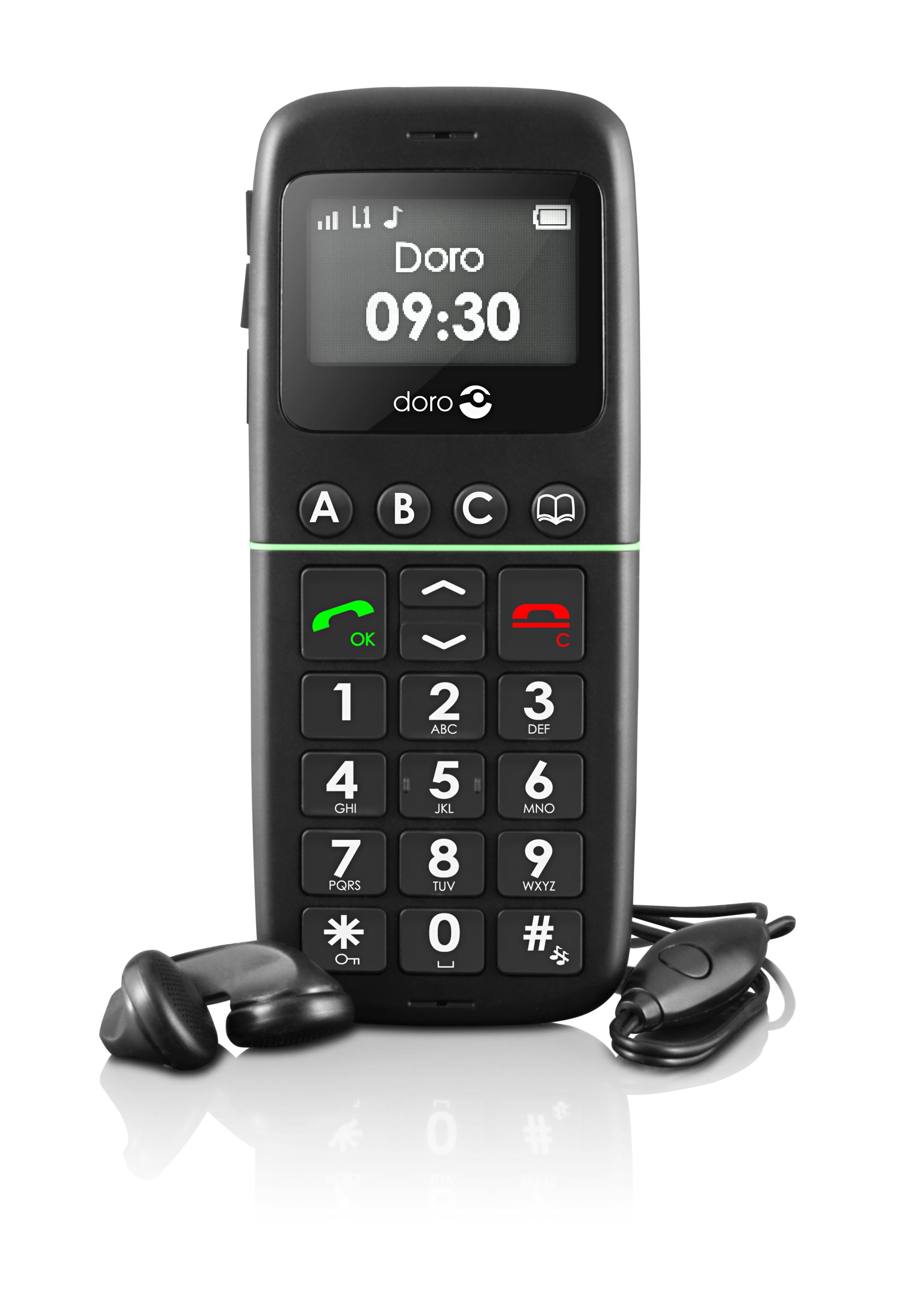 Doro PhoneEasy 338gsm Mobiltelefon schwarz Amazon.de Elektronik