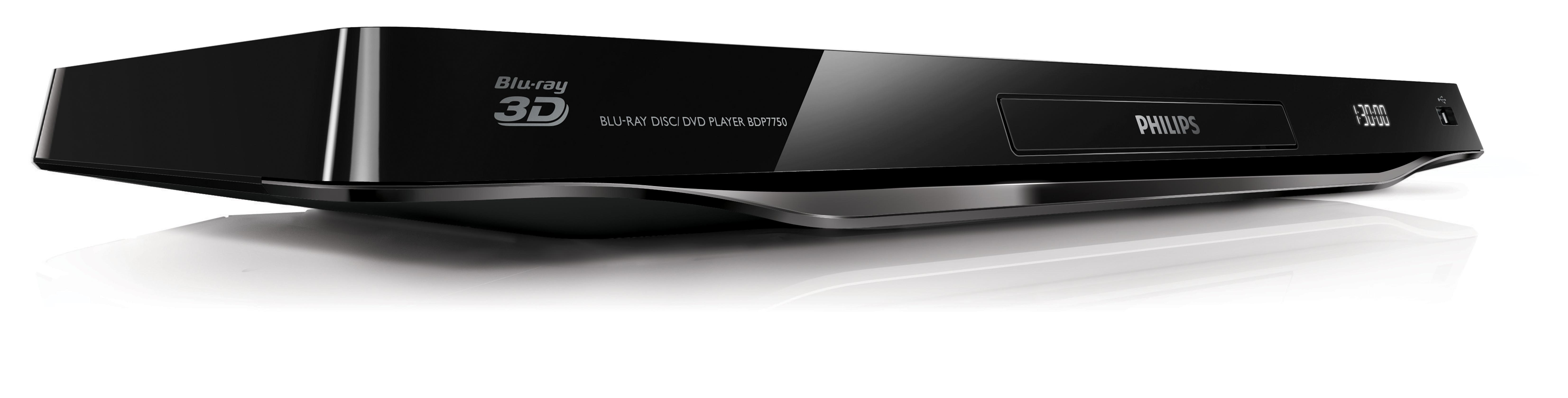 Philips BDP7750 3D BluRay/DVD Player (4K Ultra HD Skalierung, Miracast