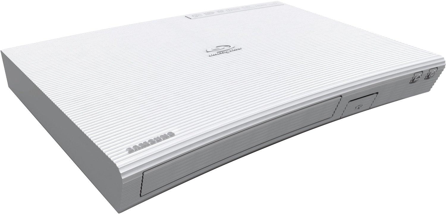 Samsung BDJ5500E 3D Bluray Player (Curved Design, HDMI, USB) weiß