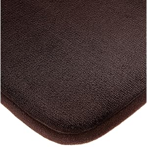 Amazon Basics Badematte aus Memoryschaum, 46 x 71 cm, Dunkelbraun