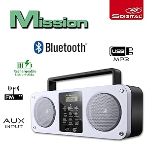 sdigital mission bluetooth boombox