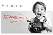 Gutscheine als Überraschung