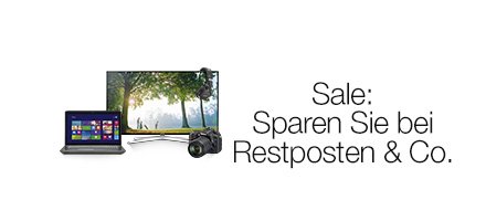 Sale: Reduzierte Überbestände, Restposten und Co.