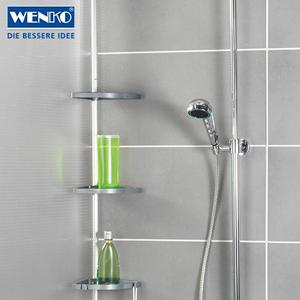 etagere d'angle telescopique inox wenko