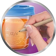 Philips Avent Scf639 05 Lot De 5 Pots De Conservation De 240 Ml Et Leurs Couvercles Vissables Amazon Fr Bebe Et Puericulture