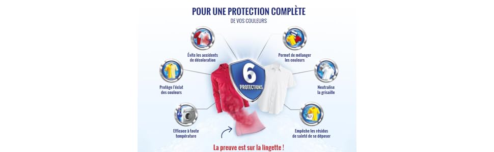 Comment Fonctionne Les Lingettes Anti Decoloration Eau Ecarlate - Décolor Stop - Lingette Anti Décoloration- Etui de 35
