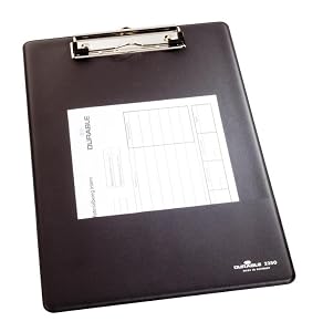 Porte-Bloc A4 à Rabat Bleu Foncé - En PP Durable Pour Organisation De Documents