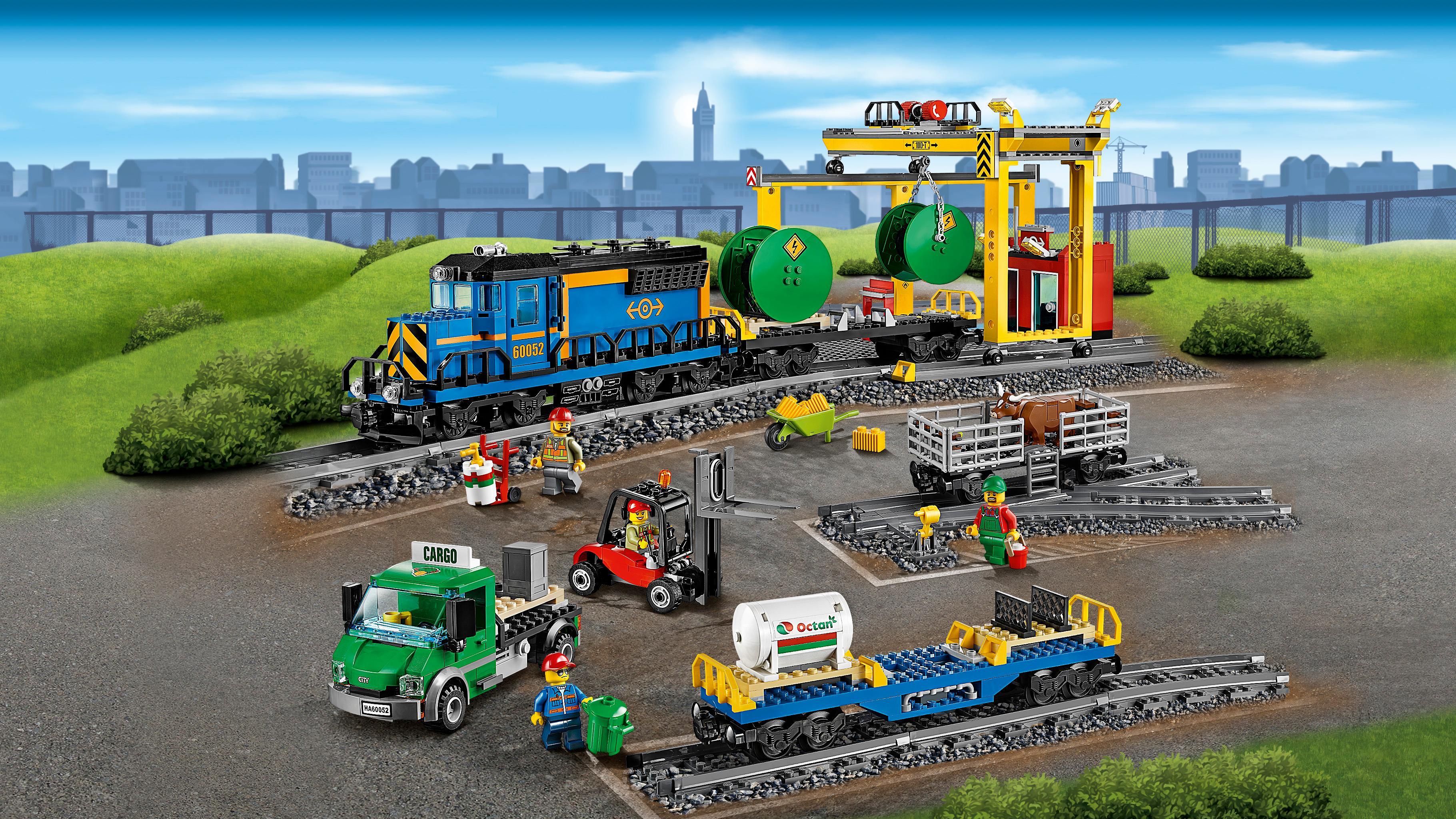 Lego City Le Train De Marchandises 60052 Jeu De Construction Lego City Le Train De Marchandises 60052 Jeu De Construction