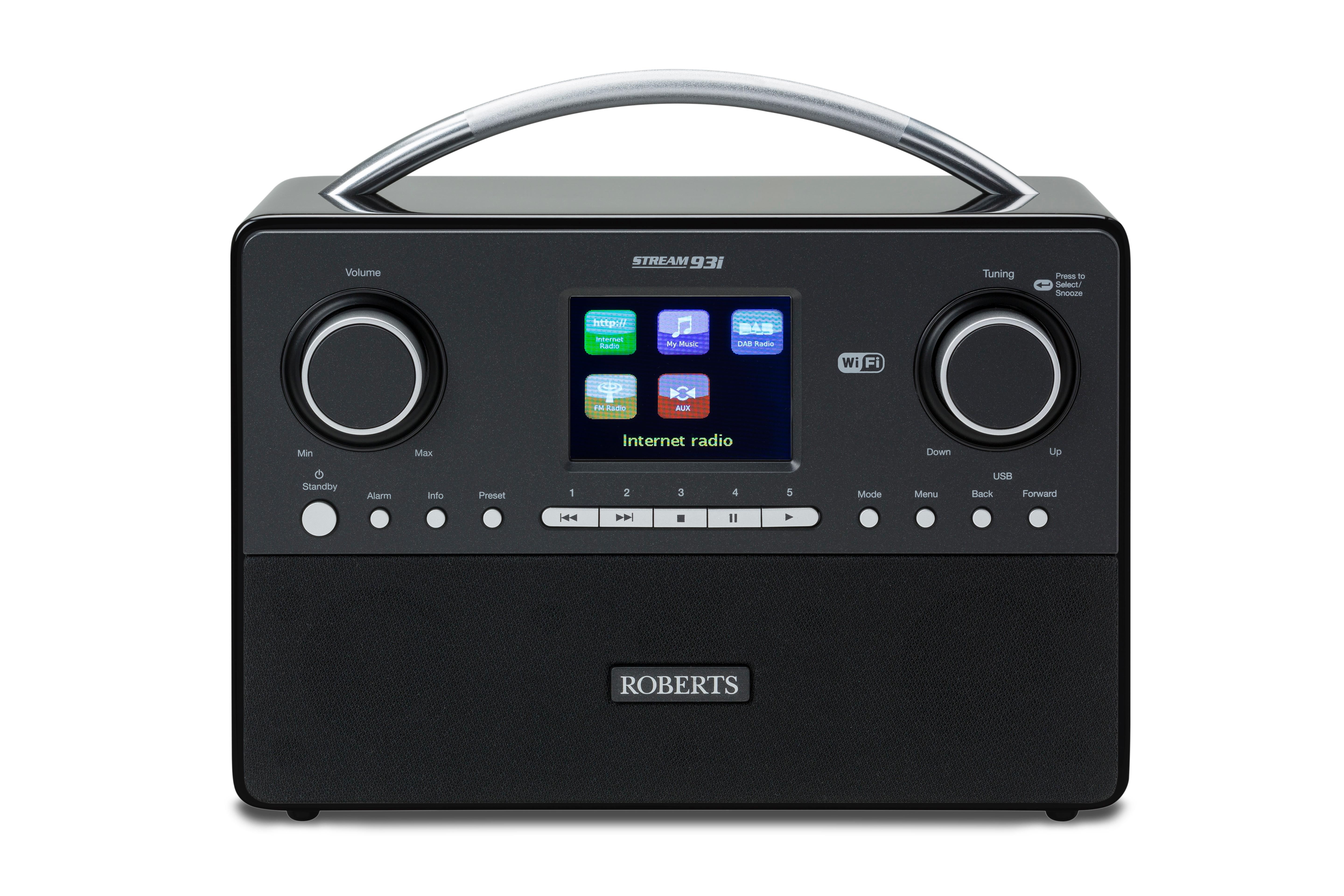 Roberts Radio Stream93i intelligent radio internet avec WiFi / DAB