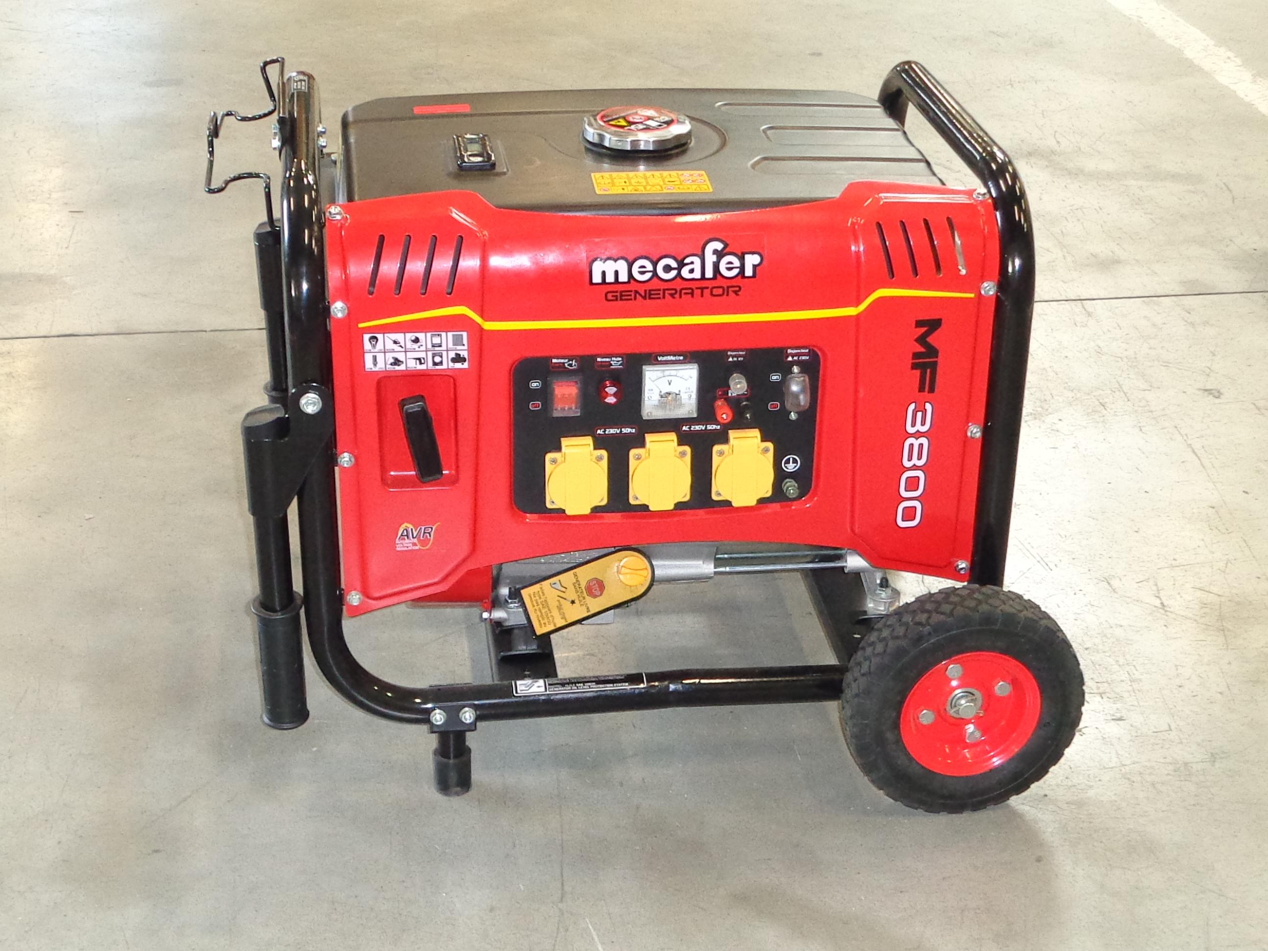 Groupe électrogène De Chantier 3500w - Mf3800 - Mecafer