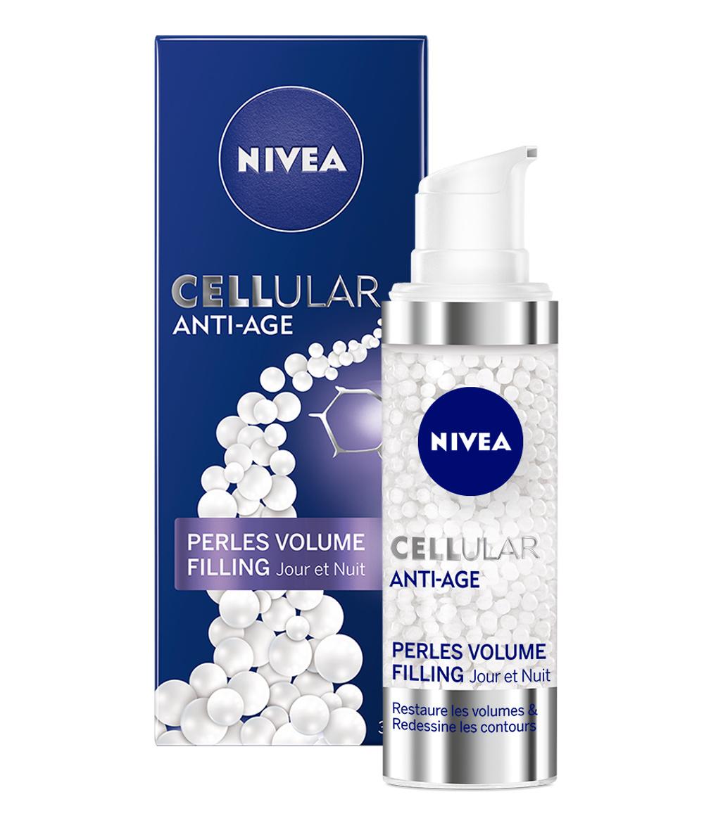 NIVEA Hyaluron Cellular Filler Sérum AntiÂge Perles +Volumes
