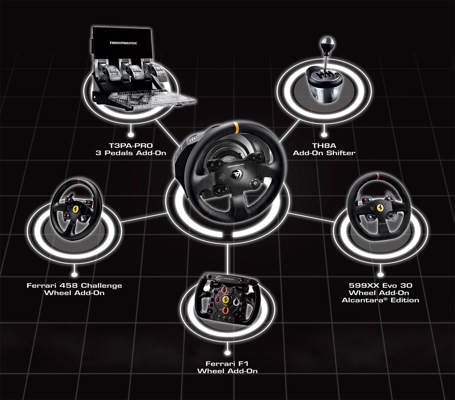 Thrustmaster TX Racing Wheel Leather Edition Volant retour de force
