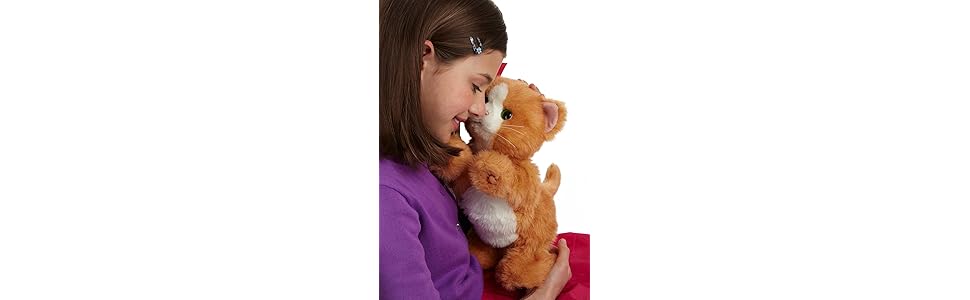 Furreal Friends Peluche Interactive Daisy Mon Chat Joueur Version Francaise France Confiance