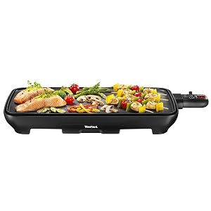 tefal malaga cb501801 noire et verte plancha electrique 