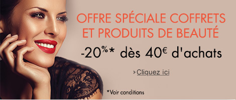 Beauté et coffrets : -20% dès 40€ d'achats