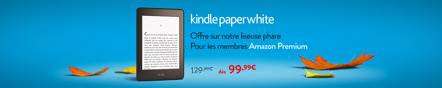 Kindle Paperwhite à -30€ pour les membres Amazon Premium